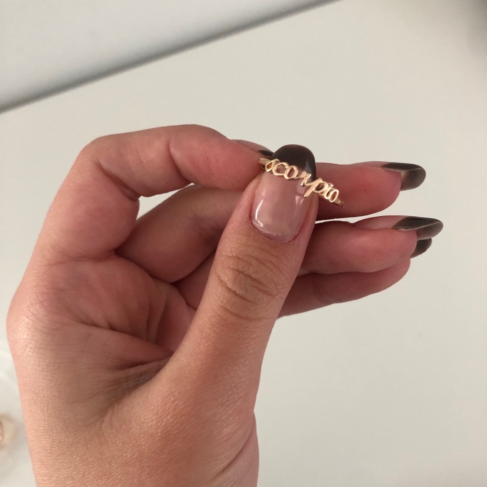 Vintage zodiac ring
